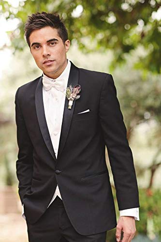 CALVINSUIT Hombres La Solapa del mantón de los Hombres 2 Pedazos de los Trajes de Boda para los smokinges del Novio