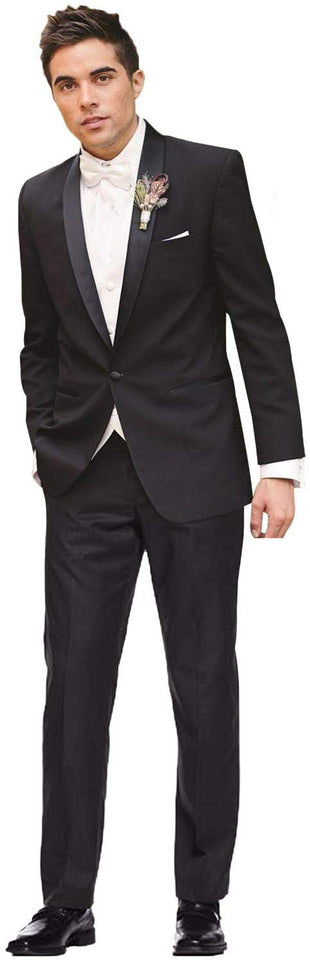CALVINSUIT Hombres La Solapa del mantón de los Hombres 2 Pedazos de los Trajes de Boda para los smokinges del Novio