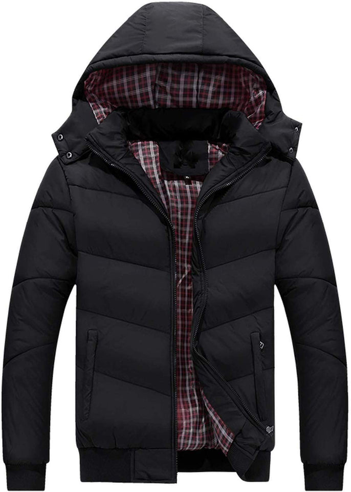 Sunshinejourney-Jackets - Chamarra de Invierno para Hombre (Talla M-5XL)
