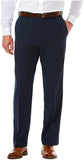 Haggar Cool 18 Pro pantalón de Cintura expandible con Parte Frontal Plana y Ajuste clásico para Hombre