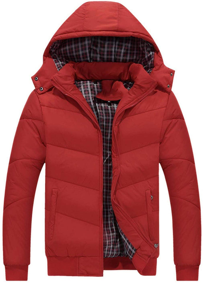 Sunshinejourney-Jackets - Chamarra de Invierno para Hombre (Talla M-5XL)