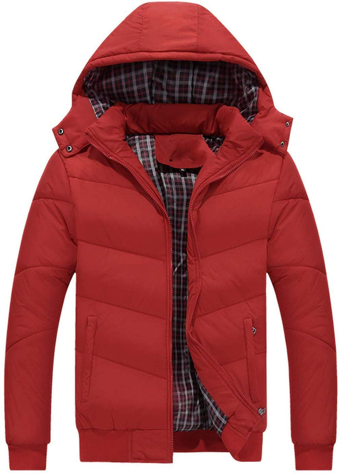 Sunshinejourney-Jackets - Chamarra de Invierno para Hombre (Talla M-5XL)