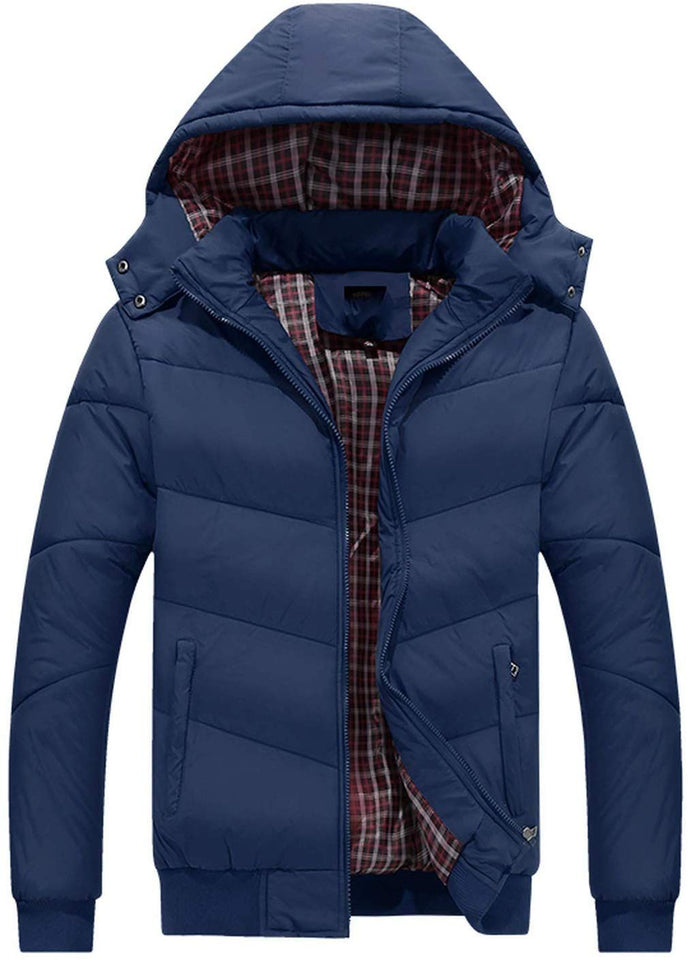 Sunshinejourney-Jackets - Chamarra de Invierno para Hombre (Talla M-5XL)