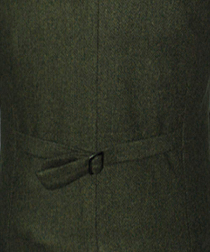 Pretygirl - Chaleco para Hombre con Cuello en V, 5 Botones, Cuello en V, Lana de Espiga, Casual