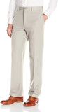 Haggar Cool 18 Pro pantalón de Cintura expandible con Parte Frontal Plana y Ajuste clásico para Hombre