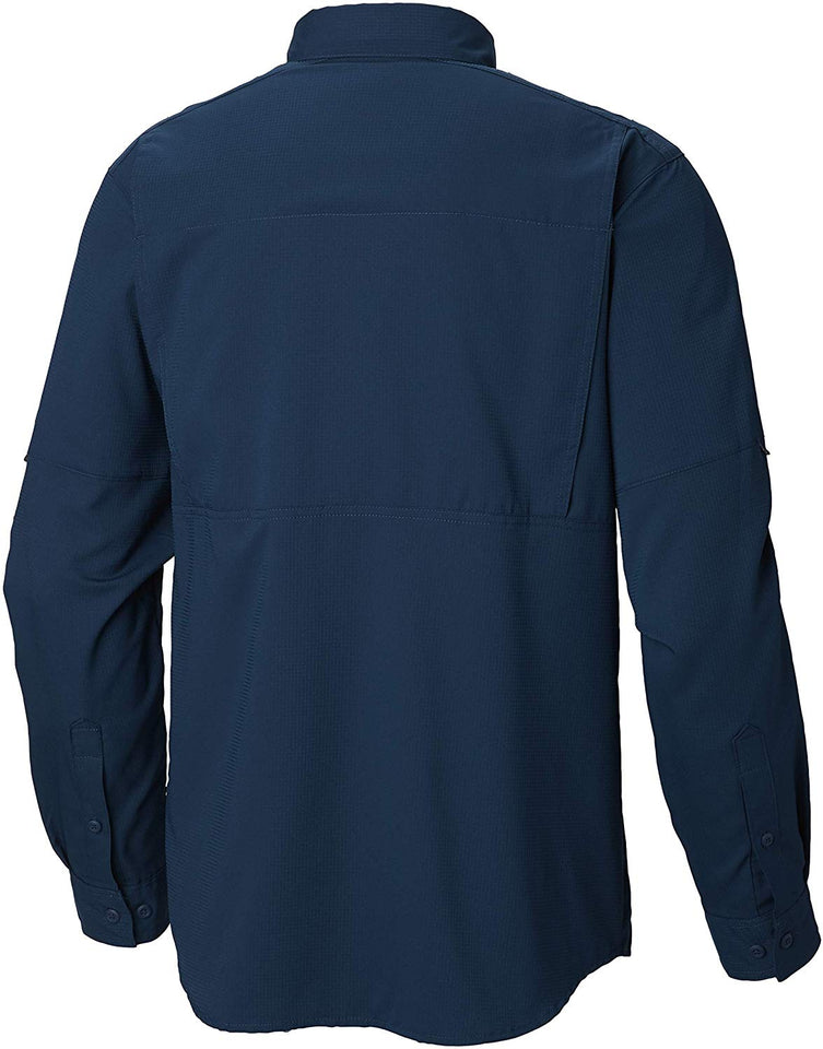 Columbia Silver Ridge Lite Playera de Manga Larga para Hombre, protección UV Solar, Tela Que Absorbe la Humedad