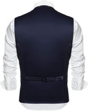 COOFANDY Chaleco de Vestir para Hombre, Estilo Formal, Ajustado, Chaleco