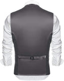 COOFANDY Chaleco de Vestir para Hombre, Estilo Formal, Ajustado, Chaleco