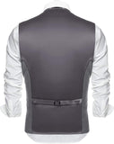 COOFANDY Chaleco de Vestir para Hombre, Estilo Formal, Ajustado, Chaleco