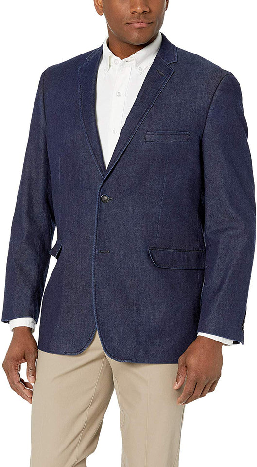James Campbell - Chamarra para Hombre con 2 Botones