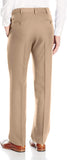Haggar Cool 18 Pro pantalón de Cintura expandible con Parte Frontal Plana y Ajuste clásico para Hombre