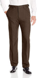 Haggar Cool 18 Pro pantalón de Cintura expandible con Parte Frontal Plana y Ajuste clásico para Hombre