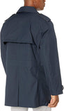 London Fog Fraser - Chubasquero Corto de Doble Pecho Abrigo Impermeable para Hombre