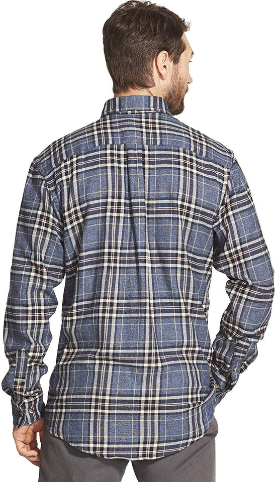 Arrow - Camisa de Franela de Manga Larga para Hombre