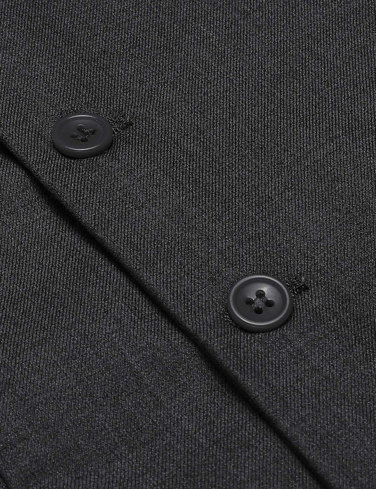 COOFANDY Chaleco de Vestir para Hombre, Estilo Formal, Ajustado, Chaleco
