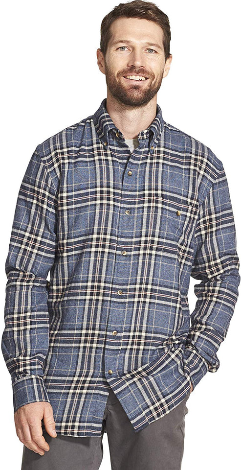 Arrow - Camisa de Franela de Manga Larga para Hombre