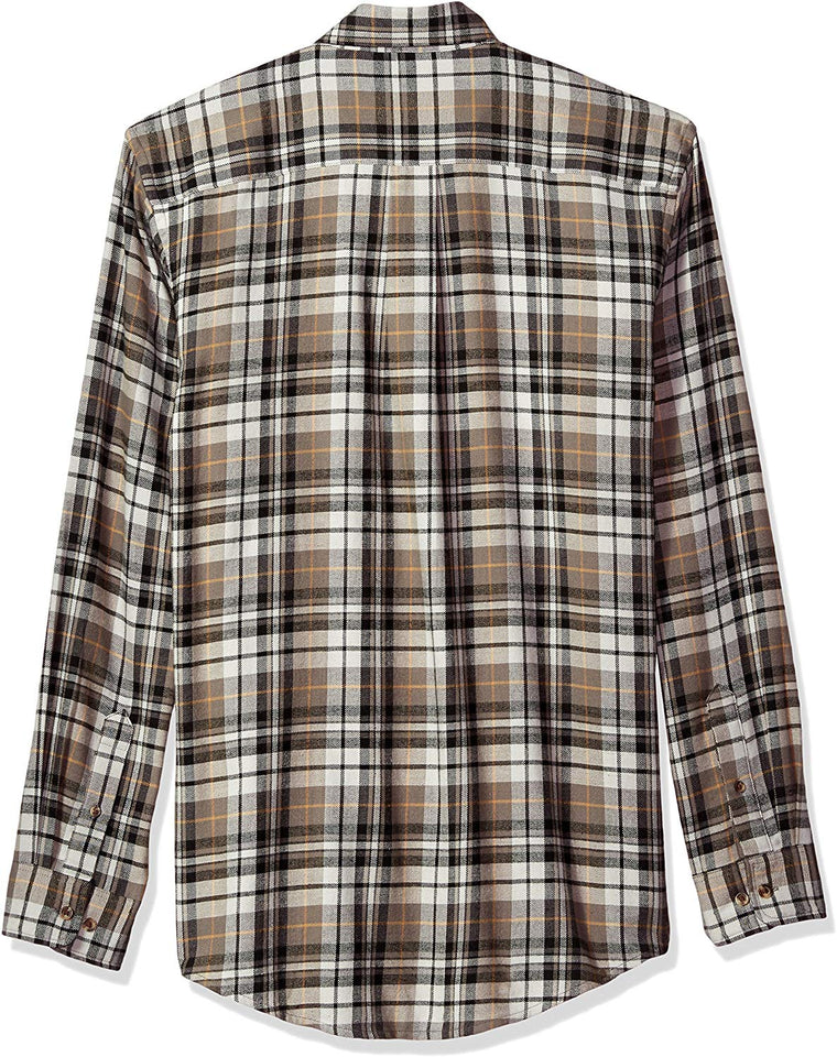 Arrow - Camisa de Franela de Manga Larga para Hombre