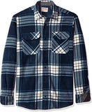 Wrangler Authentics Men's Long-Sleeve Plaid Fleece Shirt