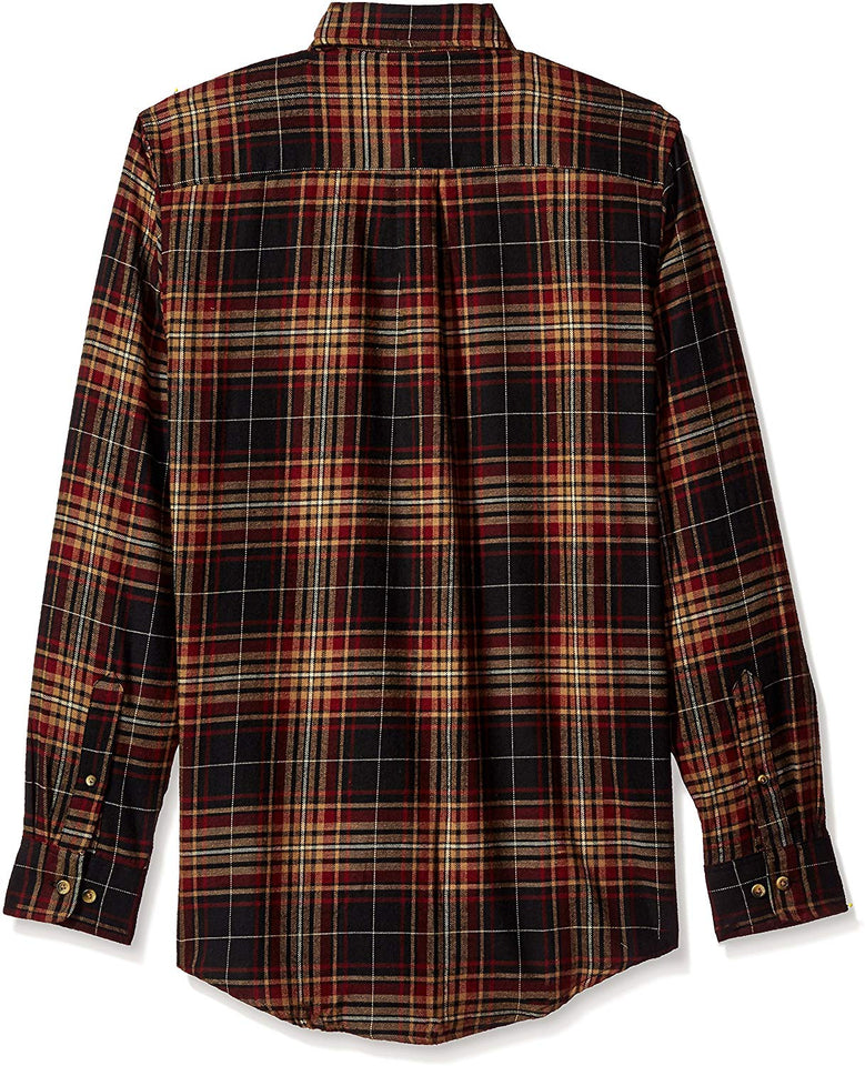 Arrow - Camisa de Franela de Manga Larga para Hombre