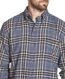 Arrow - Camisa de Franela de Manga Larga para Hombre